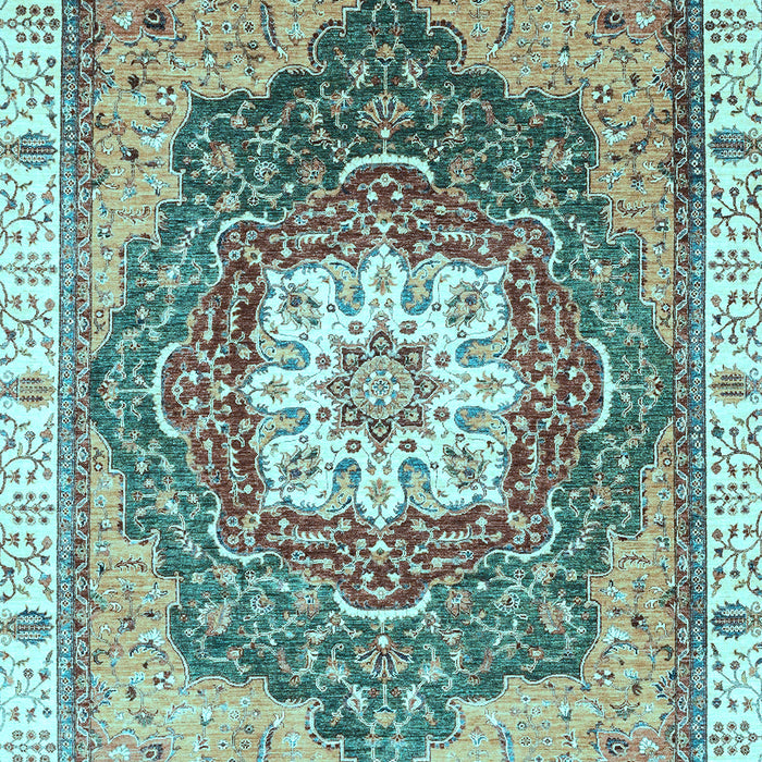 Machine Washable Abstract Light Blue Modern Rug, wshabs3131lblu