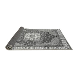 Sideview of Abstract Gray Modern Rug, abs3131gry