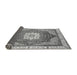 Sideview of Abstract Gray Modern Rug, abs3131gry