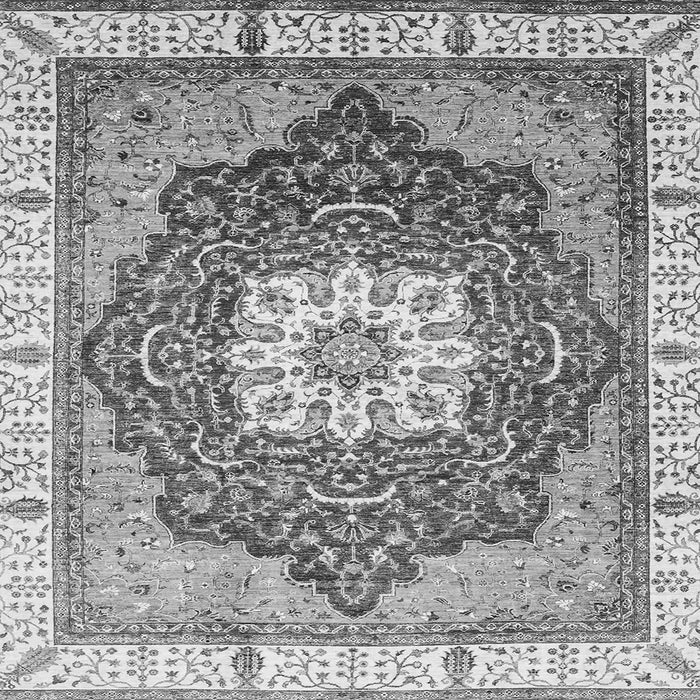 Square Abstract Gray Modern Rug, abs3131gry