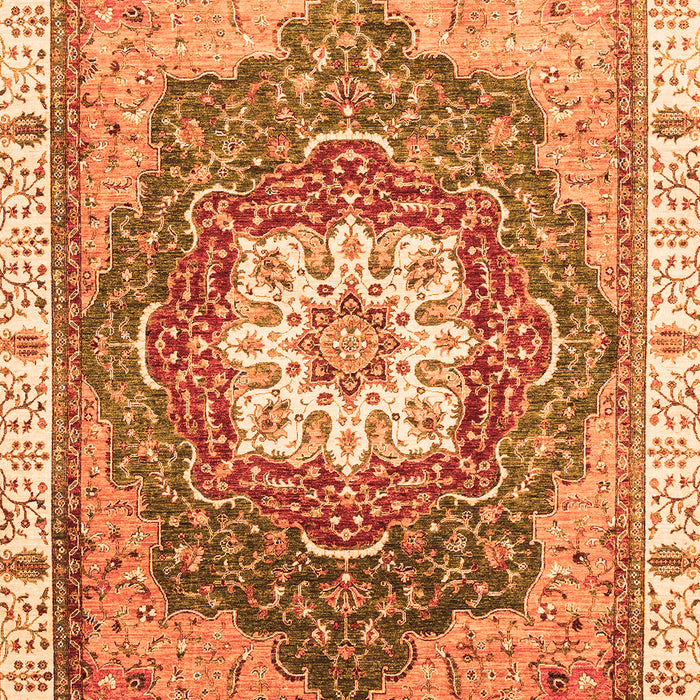 Abstract Orange Modern Rug, abs3131org