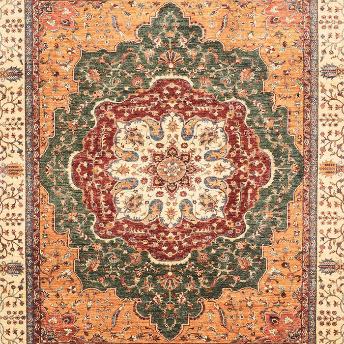 Machine Washable Abstract Red Rug, wshabs3131