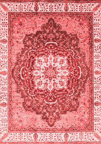 Abstract Red Modern Rug, abs3131red