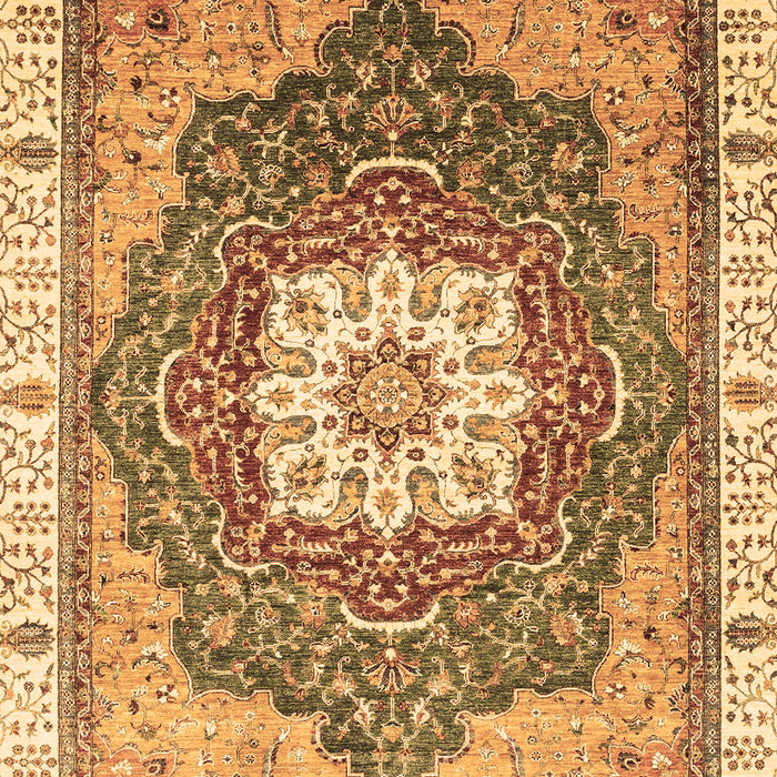 Abstract Brown Modern Rug, abs3131brn
