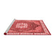 Modern Red Washable Rugs