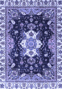 Geometric Blue Traditional Rug, abs3132blu