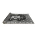 Sideview of Geometric Gray Traditional Rug, abs3132gry