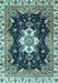 Geometric Light Blue Traditional Rug, abs3132lblu