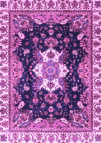 Geometric Purple Traditional Rug, abs3132pur