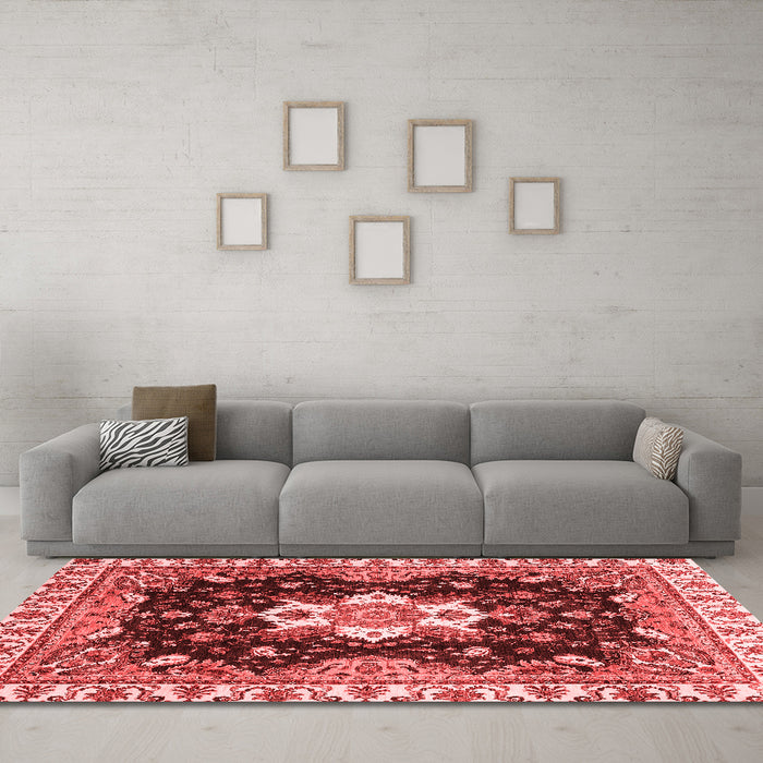 Traditional Red Washable Rugs