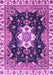 Machine Washable Geometric Purple Traditional Area Rugs, wshabs3132pur