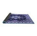 Sideview of Geometric Blue Traditional Rug, abs3132blu