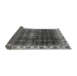 Sideview of Abstract Gray Modern Rug, abs3133gry