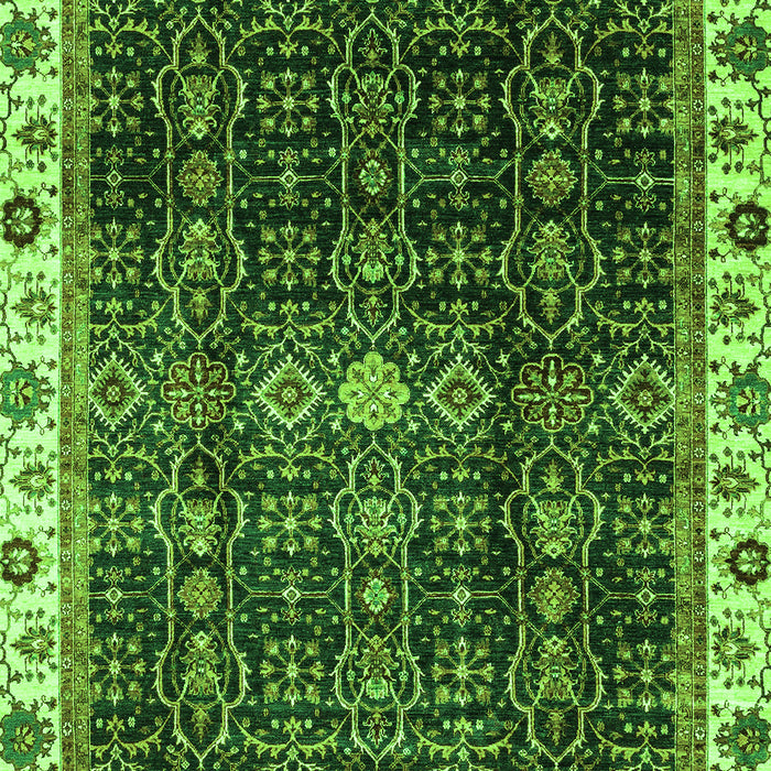 Machine Washable Abstract Green Modern Area Rugs, wshabs3133grn