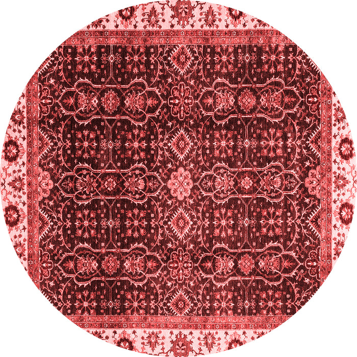 Machine Washable Abstract Red Modern Rug, wshabs3133red