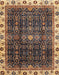 Abstract Bakers Brown Modern Rug, abs3133