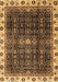 Abstract Brown Modern Rug, abs3133brn