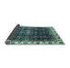 Sideview of Abstract Light Blue Modern Rug, abs3133lblu