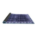 Sideview of Abstract Blue Modern Rug, abs3133blu