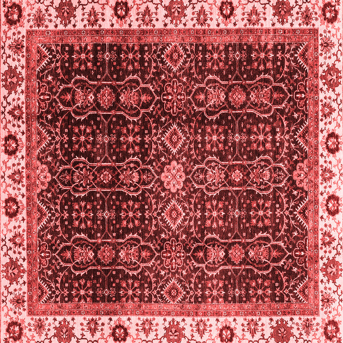 Machine Washable Abstract Red Modern Rug, wshabs3133red