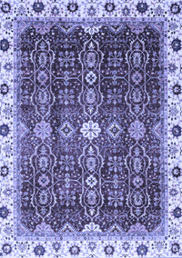 Abstract Blue Modern Rug, abs3134blu