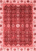 Abstract Red Modern Area Rugs