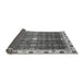 Sideview of Abstract Gray Modern Rug, abs3134gry