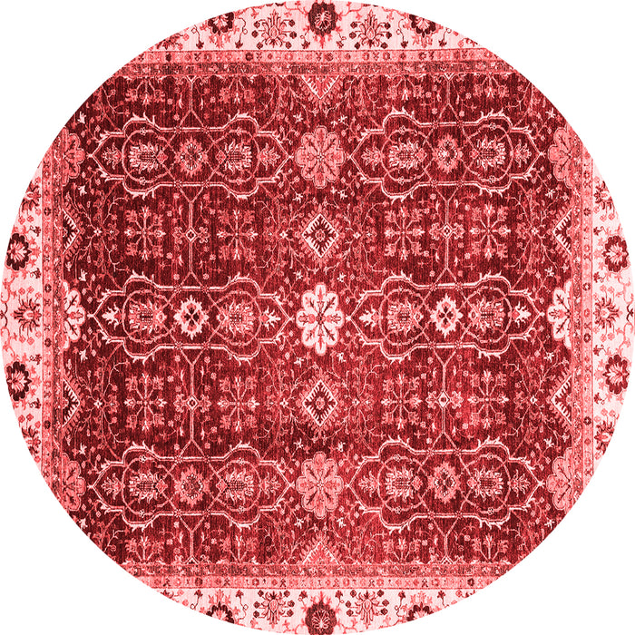 Abstract Red Modern Rug, abs3134red