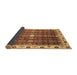 Sideview of Abstract Brown Modern Rug, abs3134brn