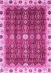 Abstract Pink Modern Rug, abs3134pnk