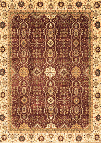 Abstract Brown Modern Rug, abs3134brn