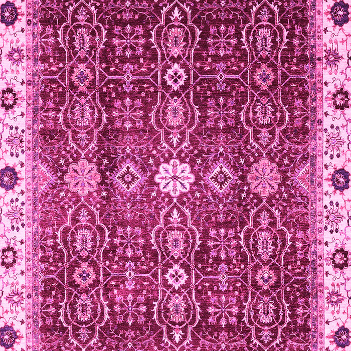 Machine Washable Abstract Pink Modern Rug, wshabs3134pnk