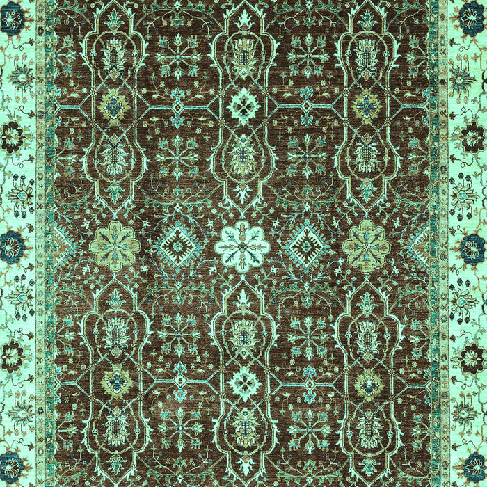 Abstract Turquoise Modern Rug, abs3134turq