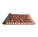 Sideview of Abstract Red Modern Rug, abs3135