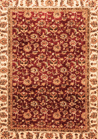 Abstract Orange Modern Rug, abs3135org