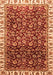 Abstract Orange Modern Rug, abs3135org