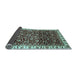 Sideview of Abstract Light Blue Modern Rug, abs3135lblu