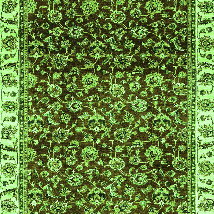 Abstract Green Modern Rug, abs3135grn