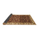 Sideview of Abstract Brown Modern Rug, abs3135brn