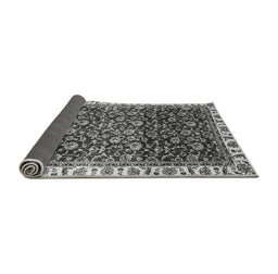 Sideview of Abstract Gray Modern Rug, abs3135gry