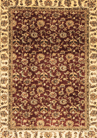 Abstract Brown Modern Rug, abs3135brn