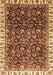 Abstract Brown Modern Rug, abs3135brn