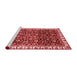 Modern Red Washable Rugs