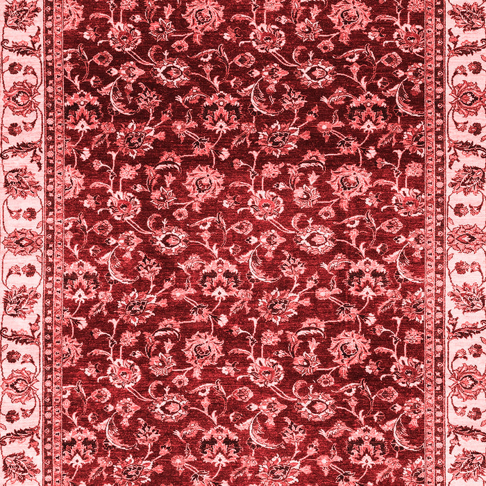 Machine Washable Abstract Red Modern Rug, wshabs3135red