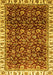 Abstract Yellow Modern Rug, abs3135yw