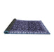 Sideview of Abstract Blue Modern Rug, abs3135blu