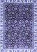 Abstract Blue Modern Rug, abs3135blu