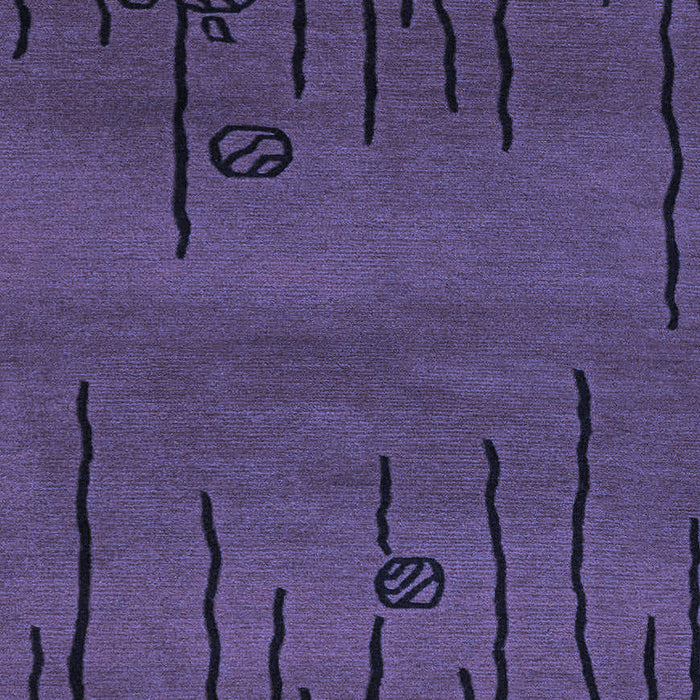 Abstract Blue Modern Rug, abs3136blu