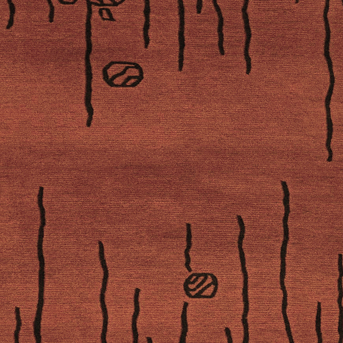 Abstract Brown Modern Rug, abs3136brn