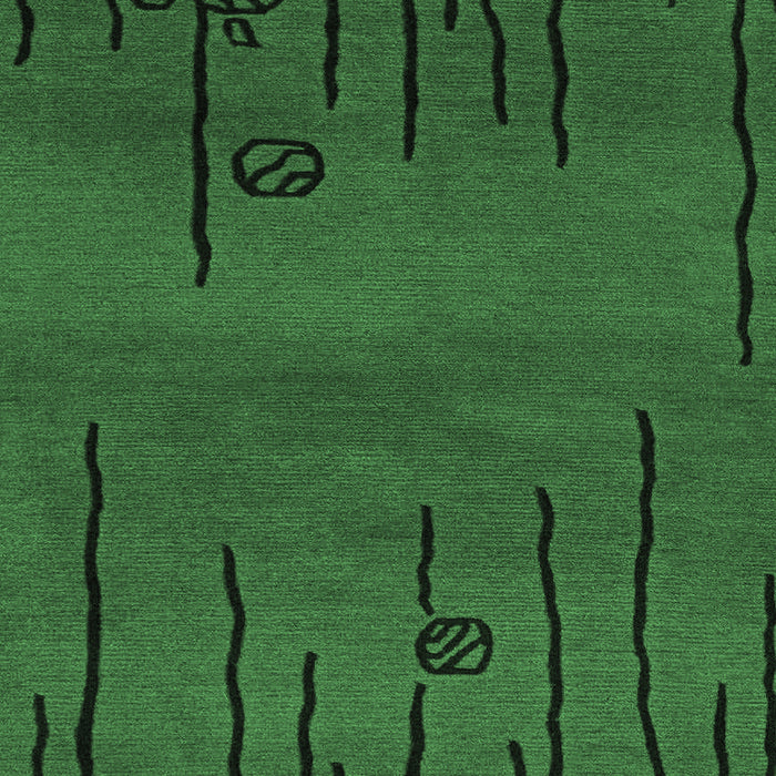 Machine Washable Abstract Emerald Green Modern Area Rugs, wshabs3136emgrn